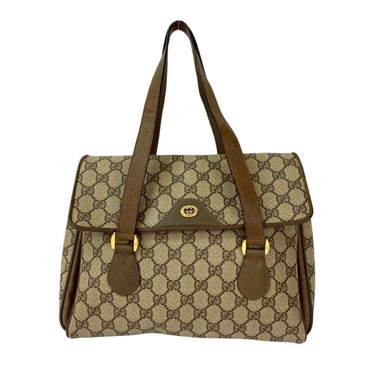 GUCCI Handbag leather Brown