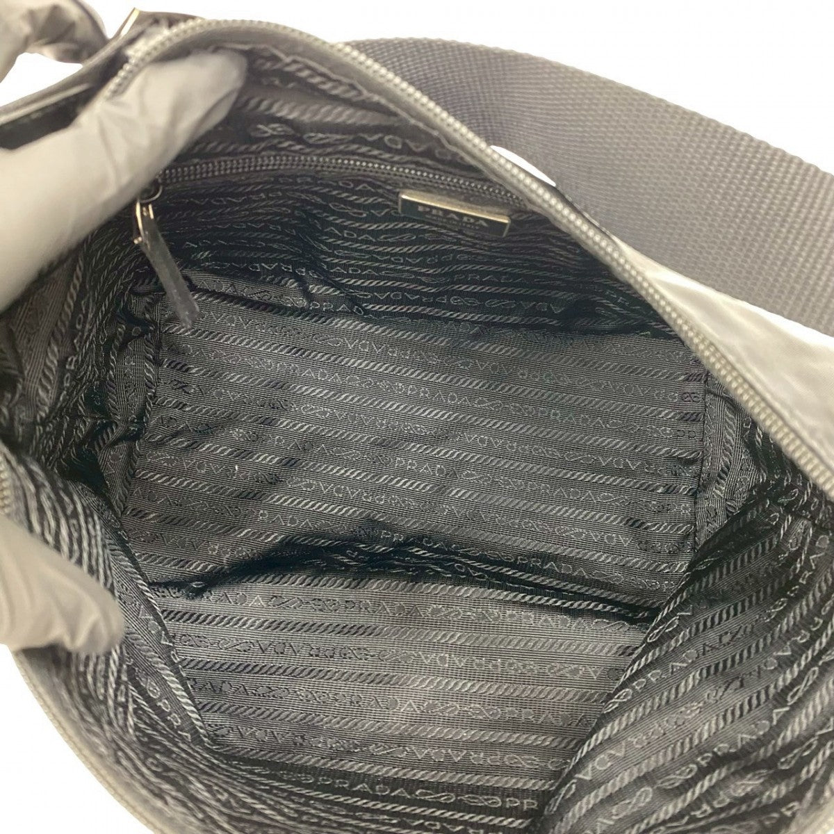 PRADA Handbag Nylon black