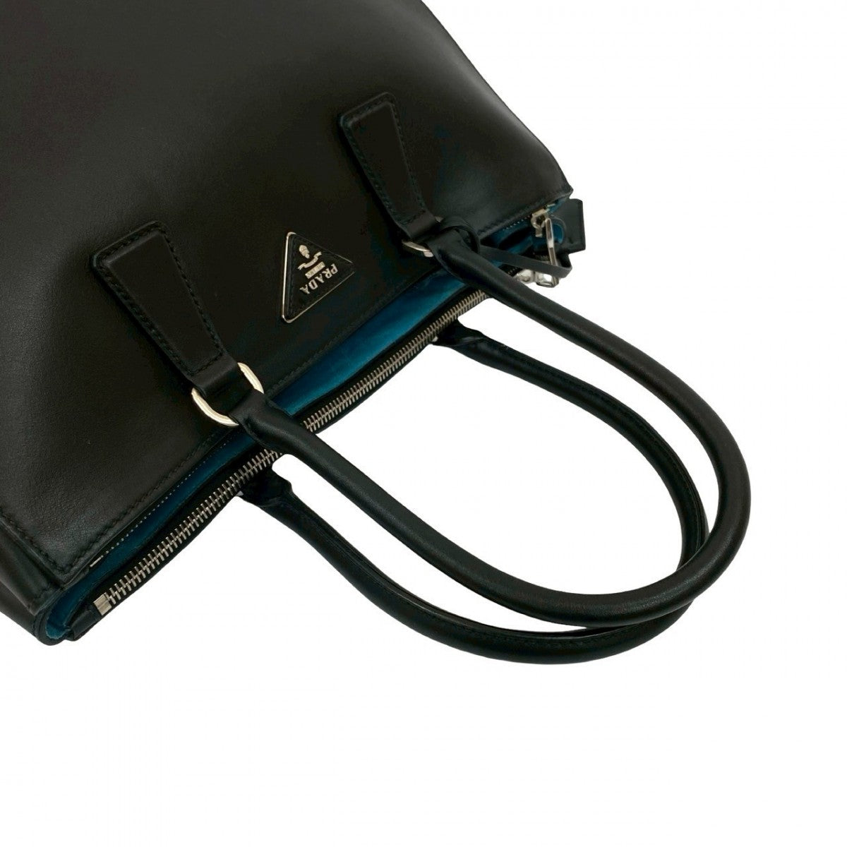 PRADA Handbag leather black