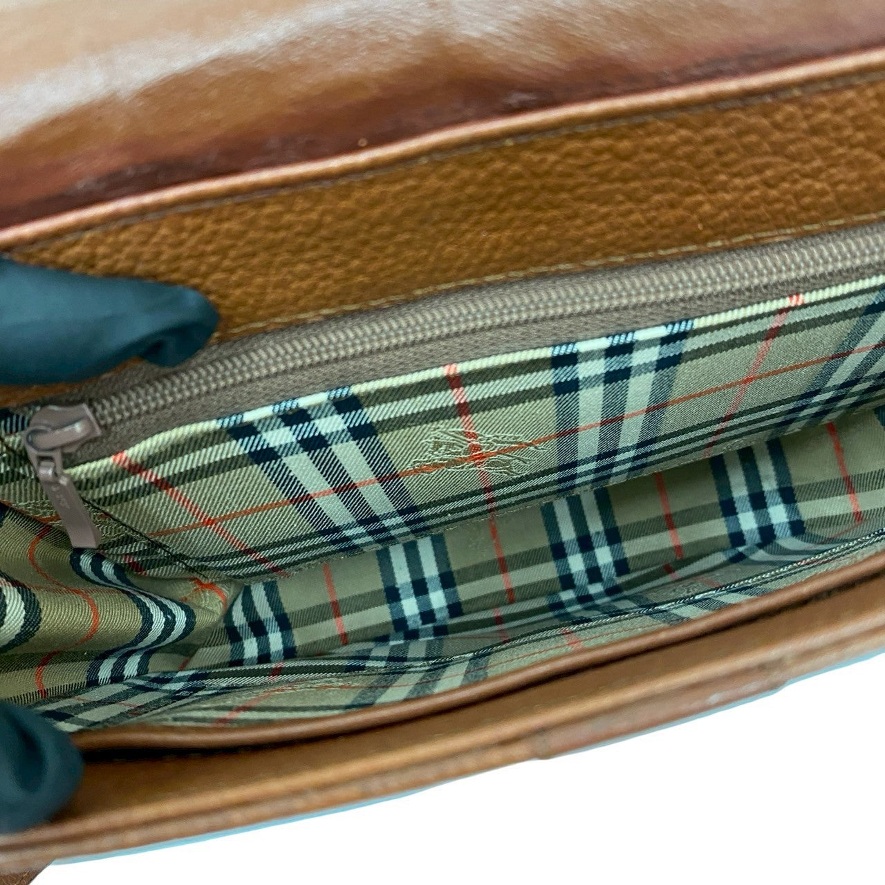 BURBERRY Shoulder Bag leather Brown