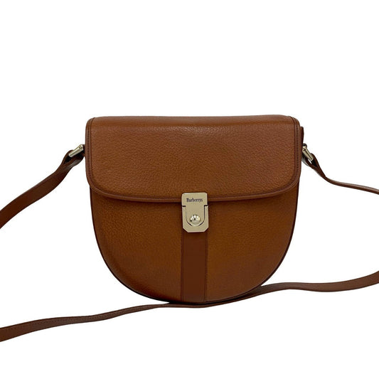 BURBERRY Shoulder Bag leather Brown