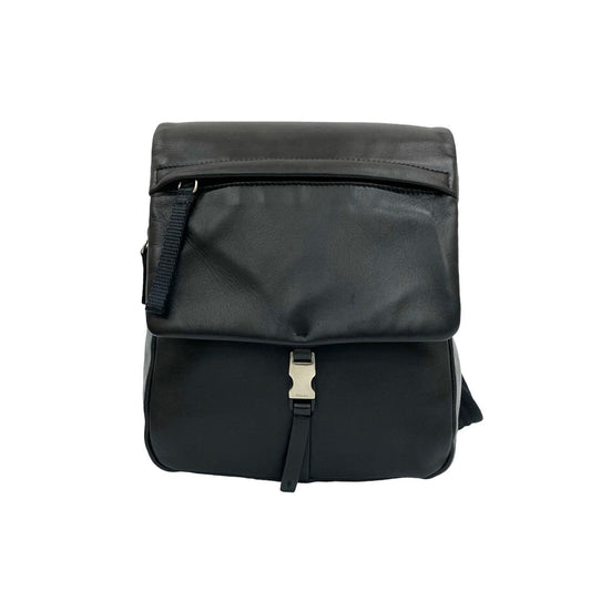 PRADA Backpack leather black