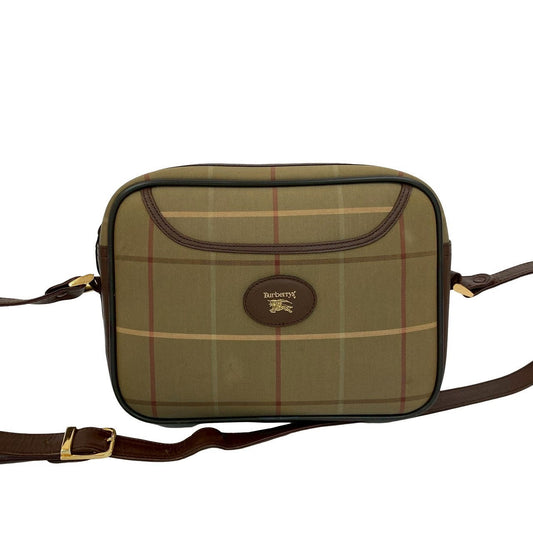 BURBERRY Shoulder Bag canvas Brown