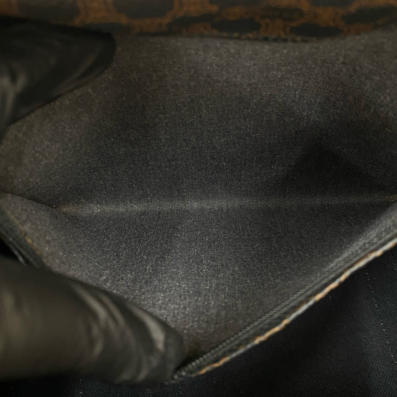 CELINE Handbag leather black