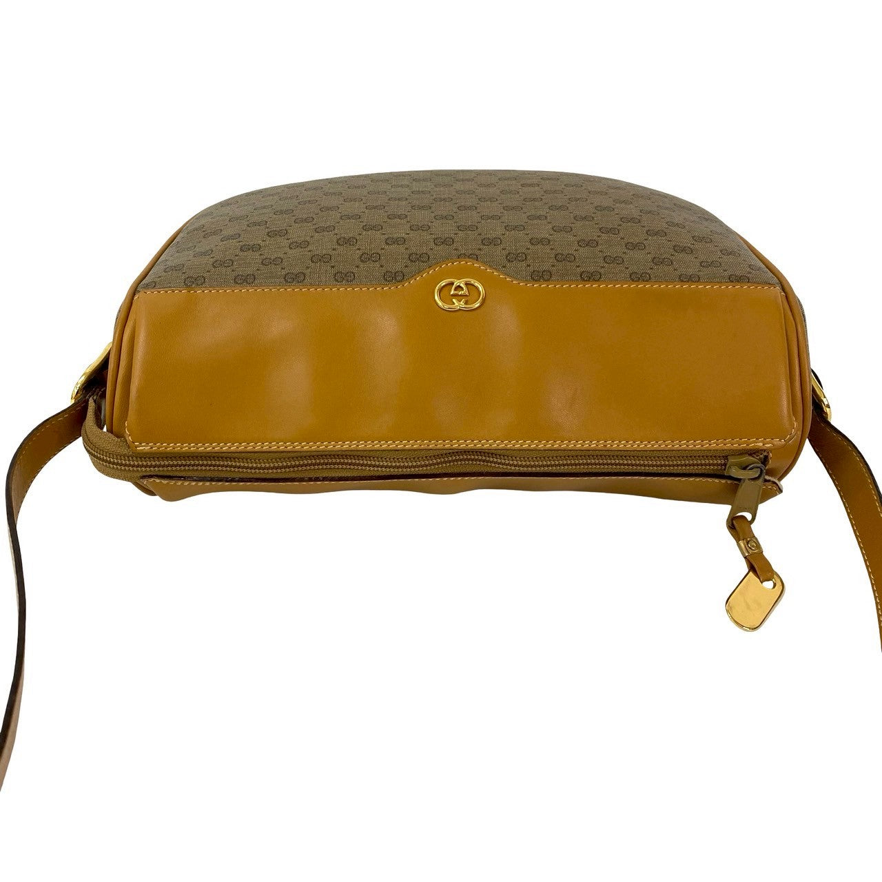 GUCCI Shoulder Bag leather Brown