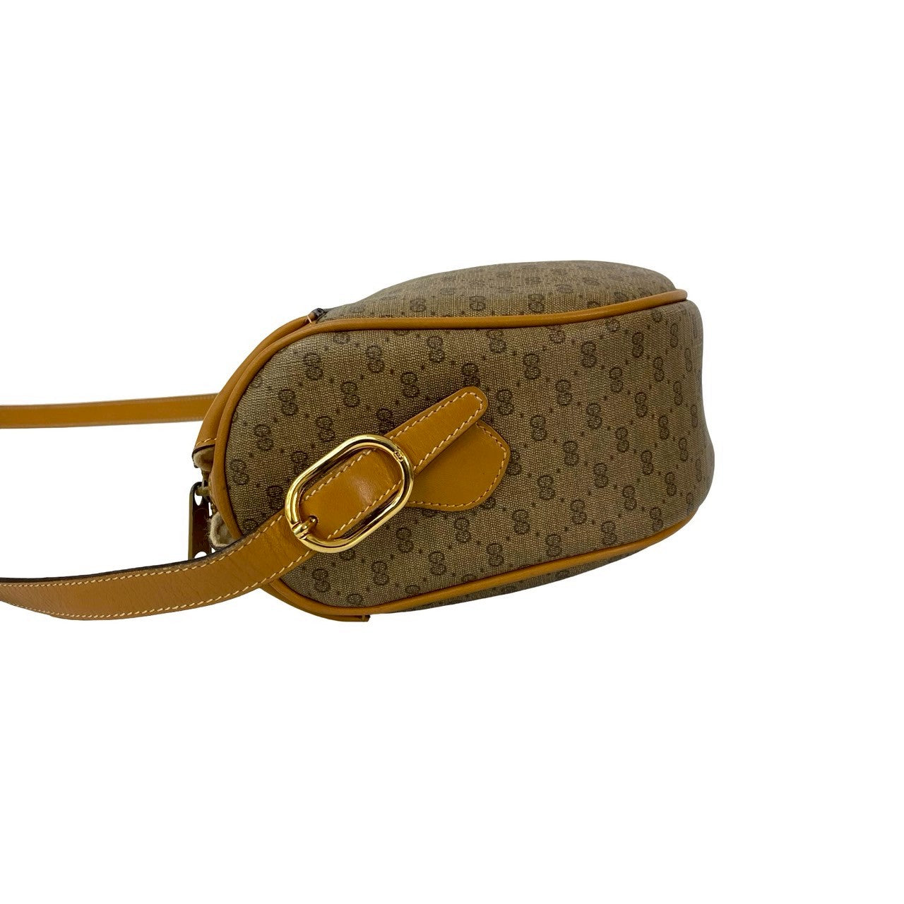 GUCCI Shoulder Bag leather Brown