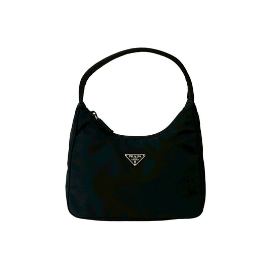 PRADA Handbag Nylon black