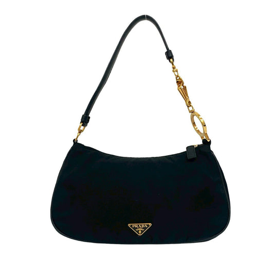 PRADA Handbag Nylon black
