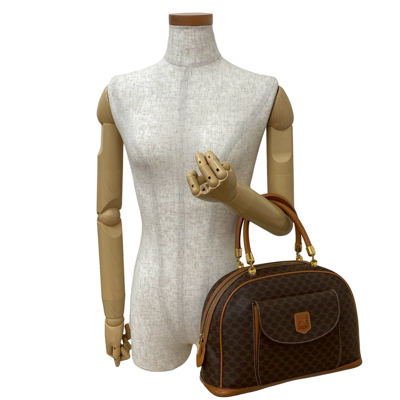 CELINE Handbag leather Brown