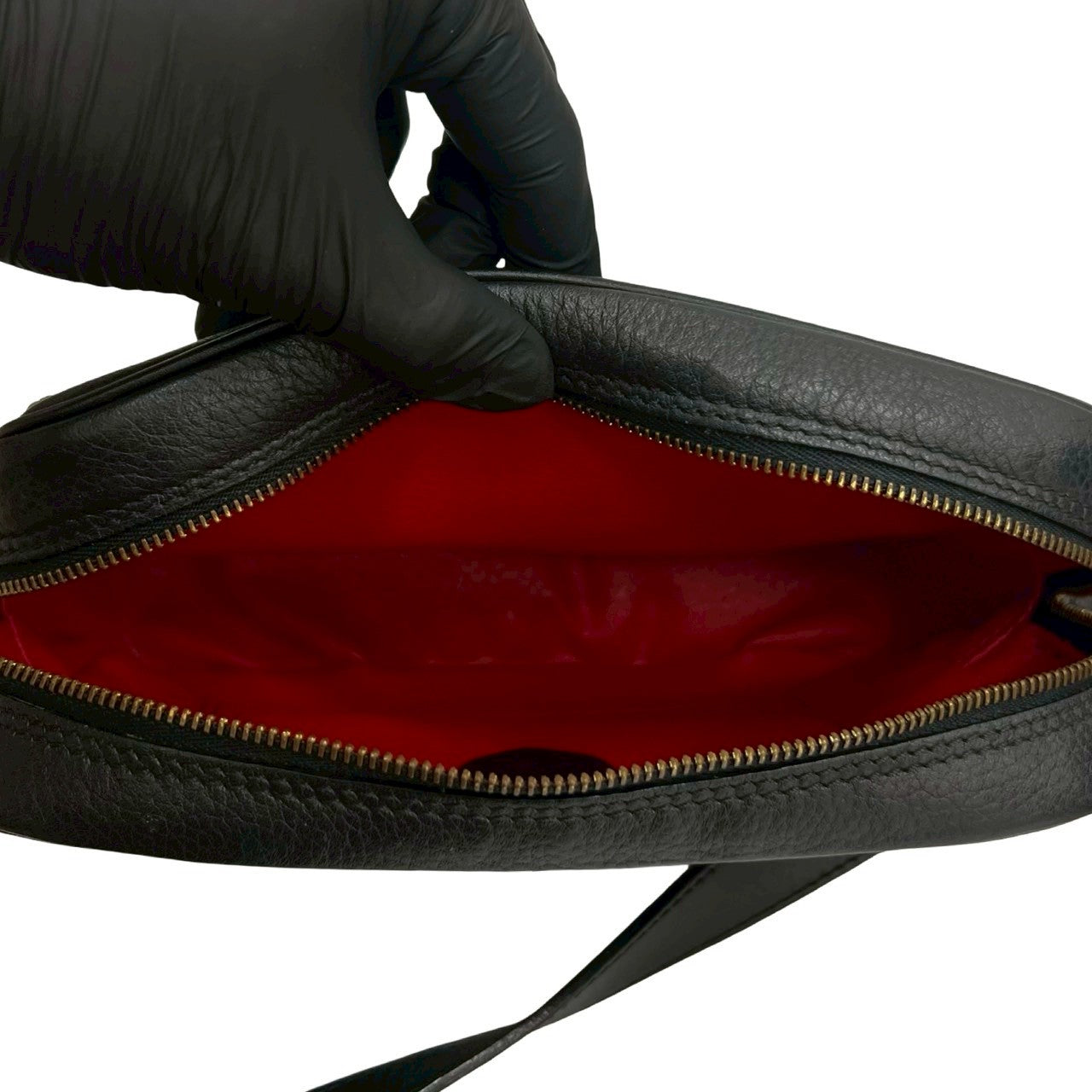 CELINE Shoulder Bag leather black