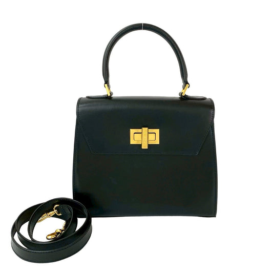 CELINE Shoulder Bag Calfskin black