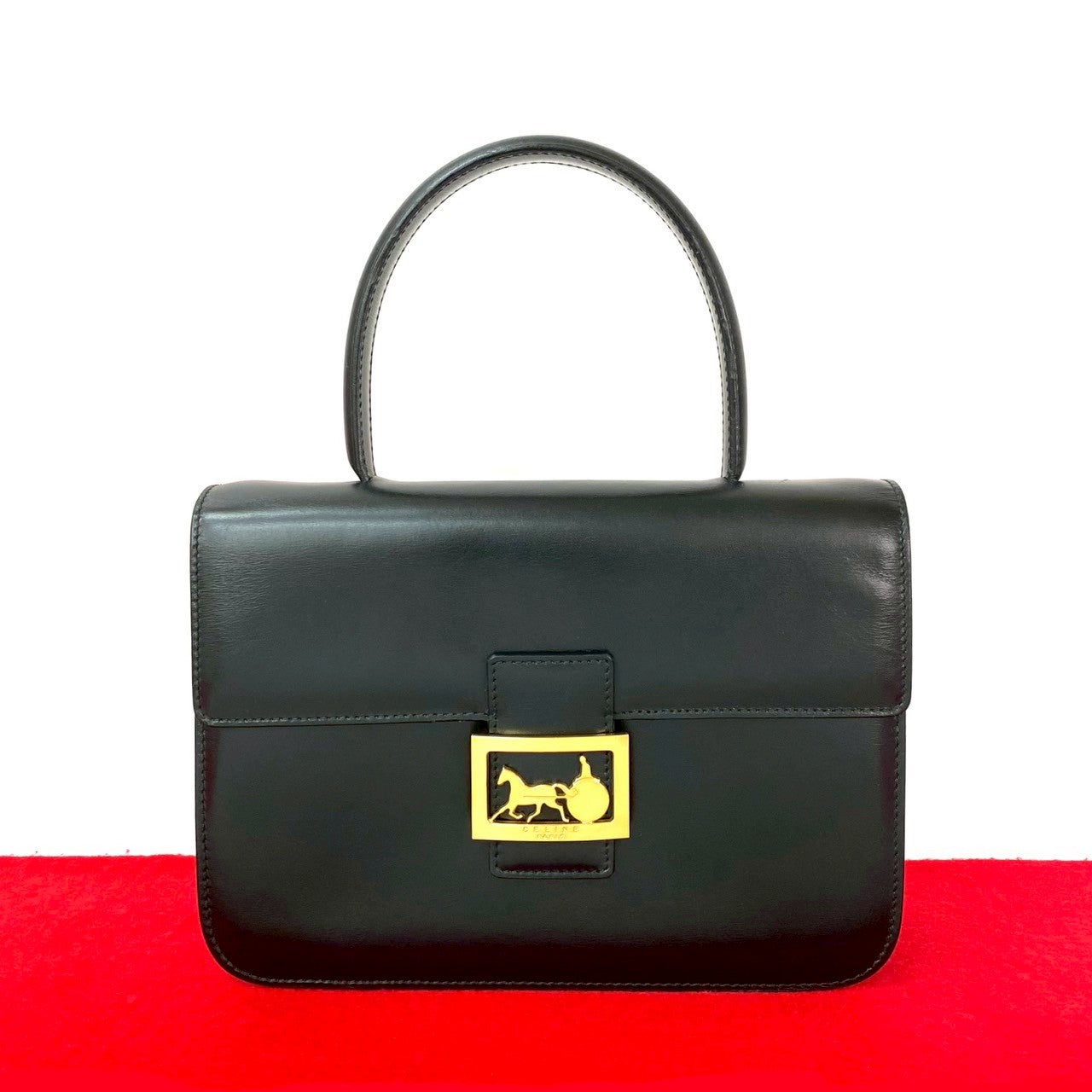 CELINE Handbag Calfskin black