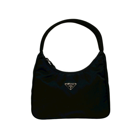 PRADA Handbag Nylon black