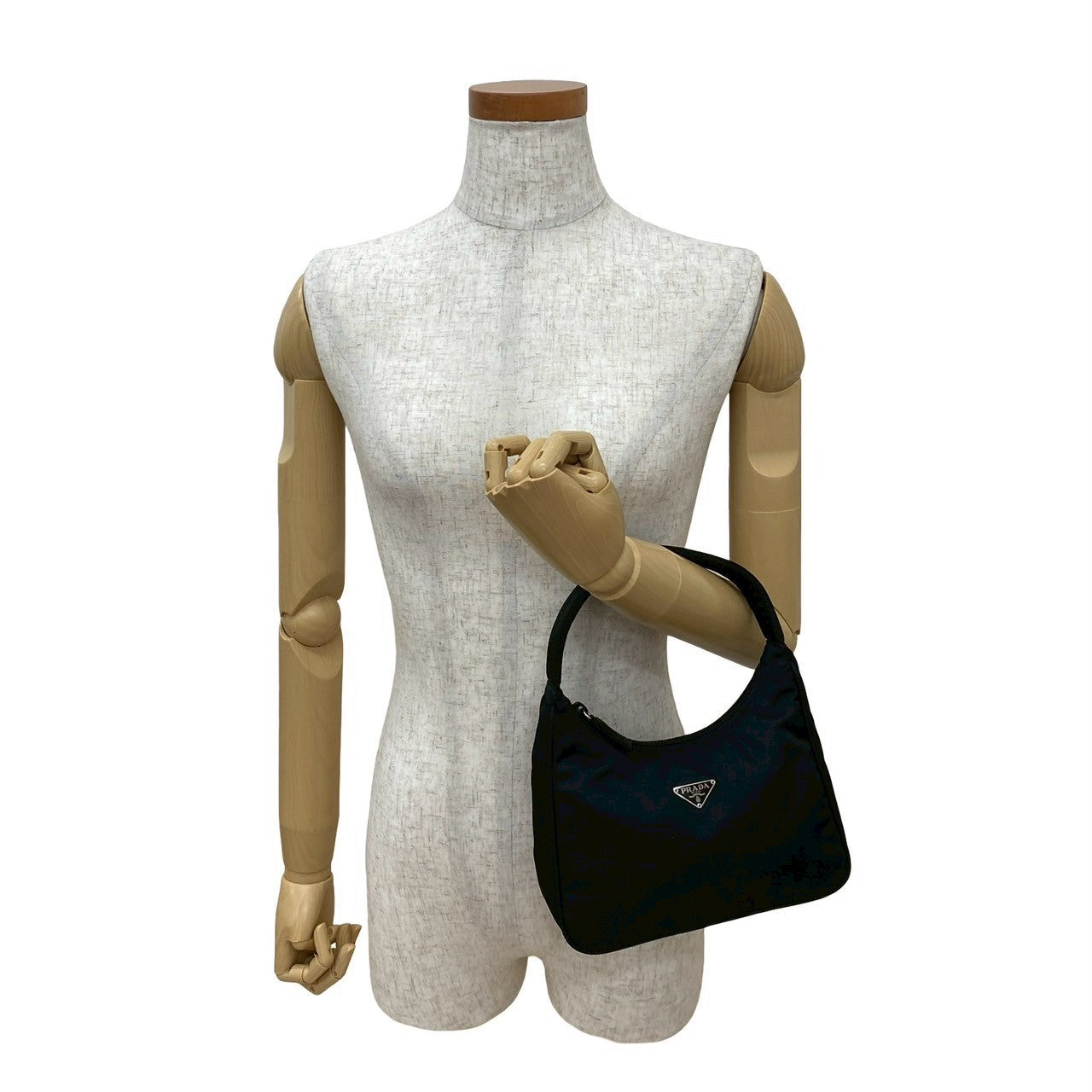 PRADA Handbag Nylon black