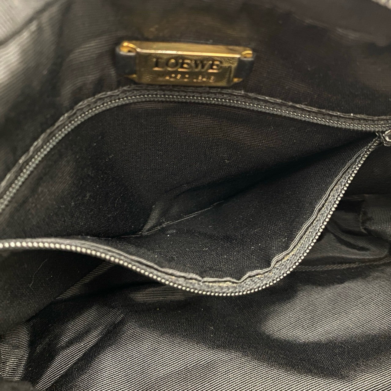 LOEWE Shoulder Bag leather black