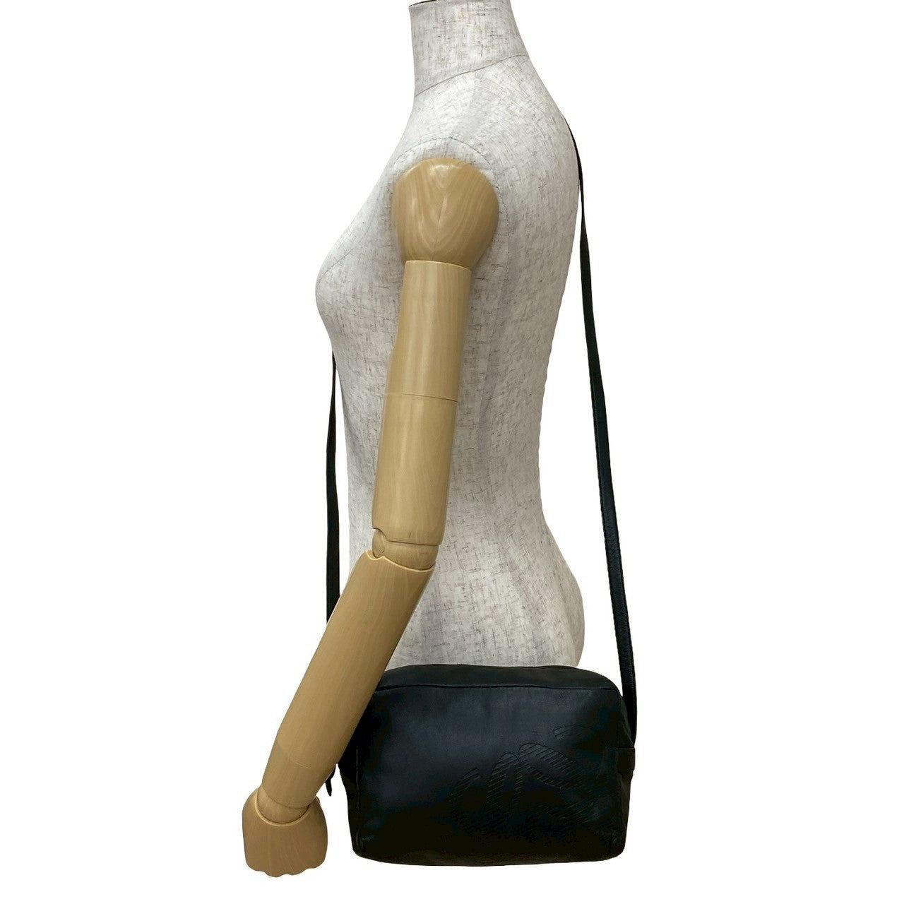LOEWE Shoulder Bag leather black