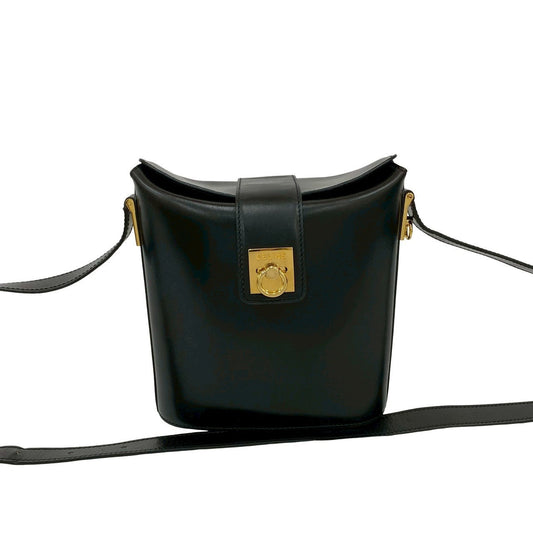 CELINE Shoulder Bag Calfskin black