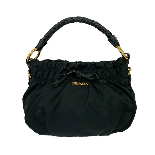 PRADA Shoulder Bag Nylon black