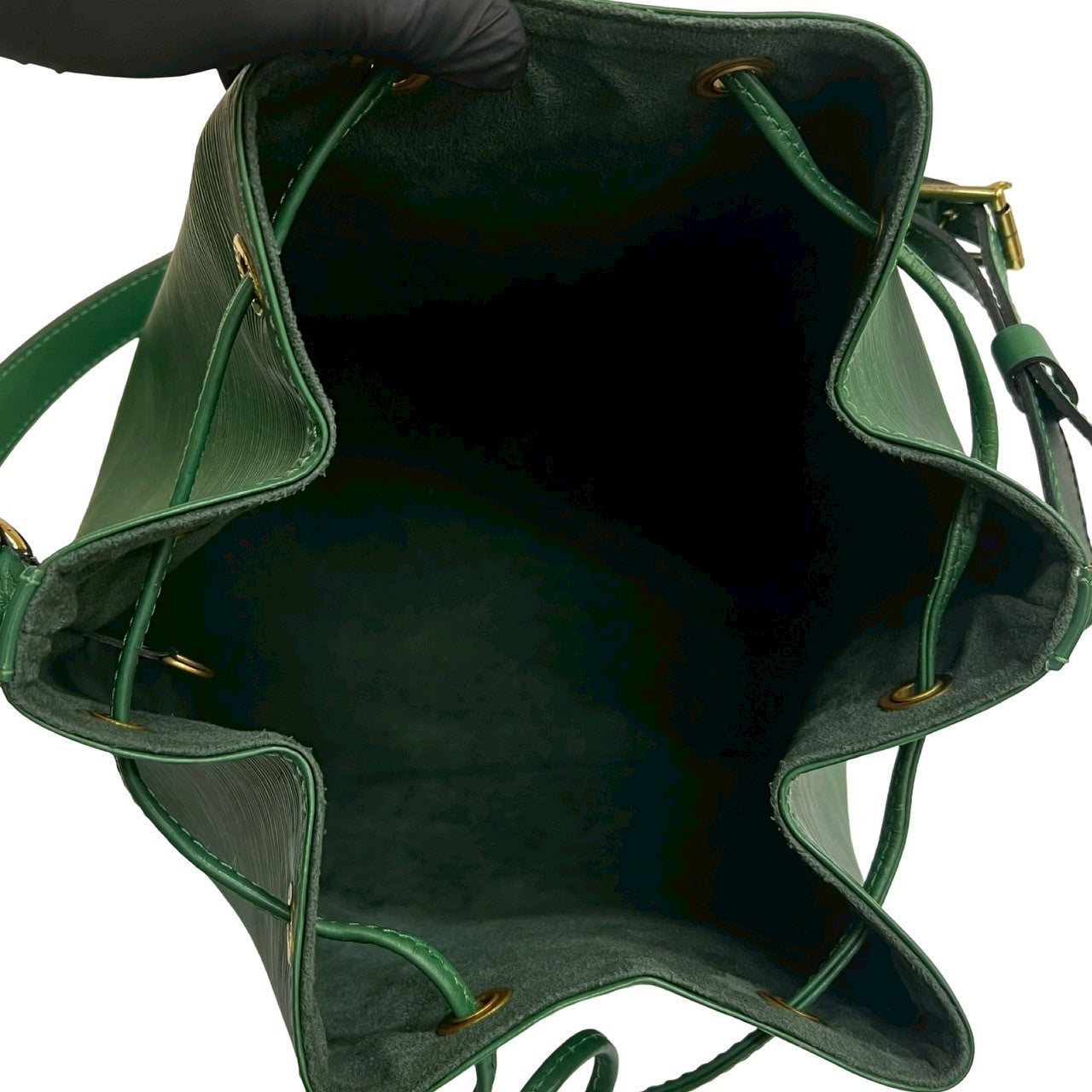 LOUIS VUITTON Shoulder Bag Epi Leather green Epi Petit Noe