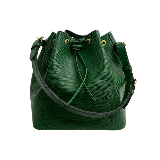 LOUIS VUITTON Shoulder Bag Epi Leather green Epi Petit Noe