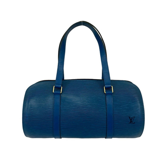 LOUIS VUITTON Handbag Epi Leather blue Epi Suflo