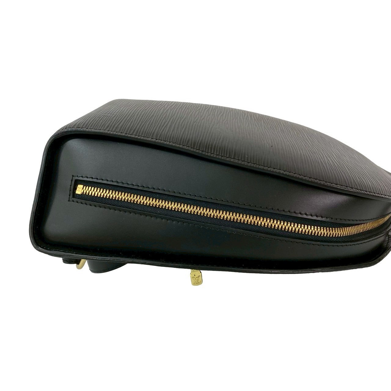 LOUIS VUITTON Backpack leather black Epi Mabillon