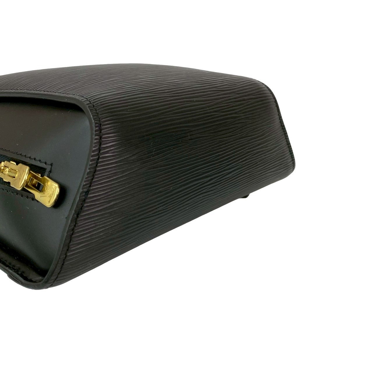 LOUIS VUITTON Backpack leather black Epi Mabillon