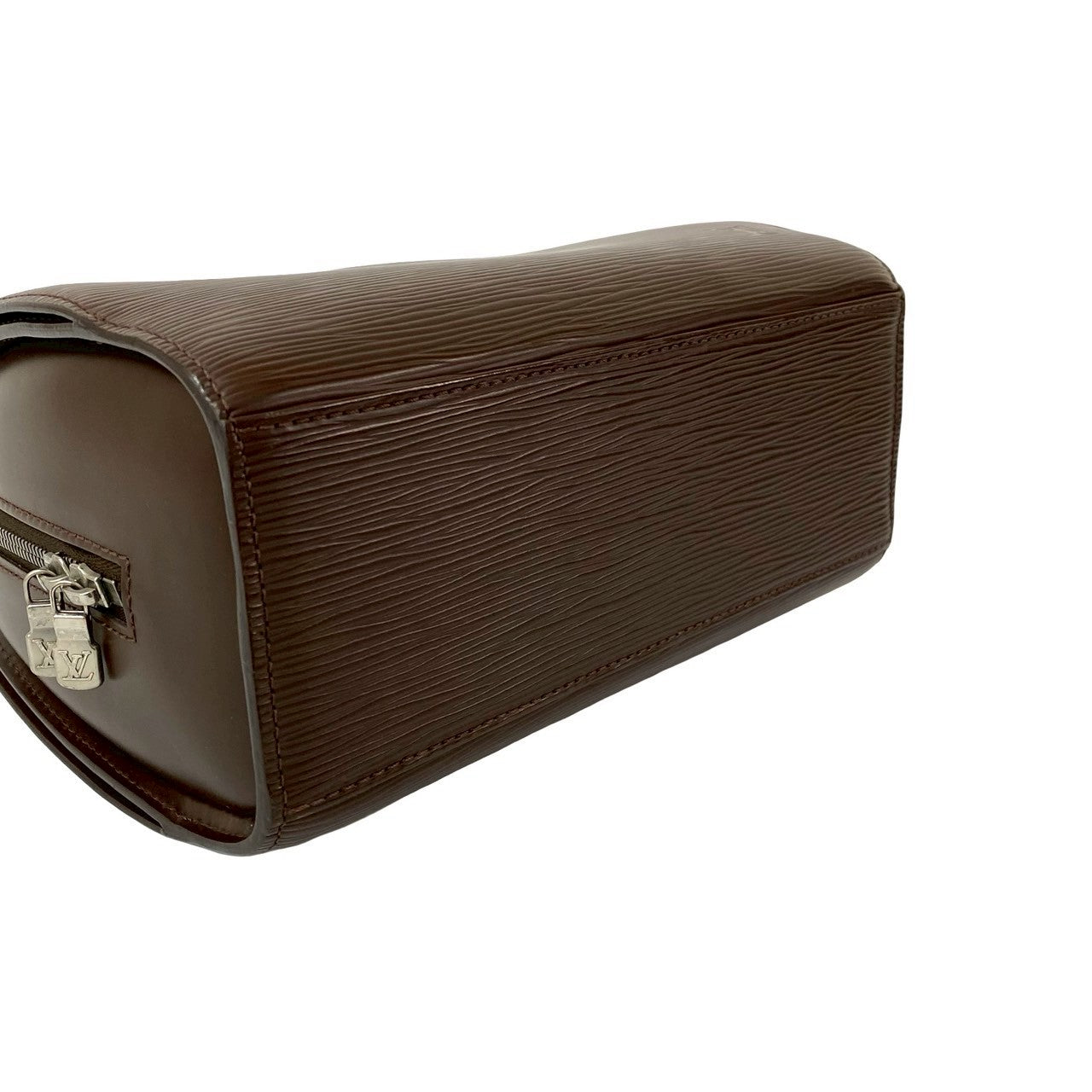 LOUIS VUITTON Handbag leather Brown Epi Ponneuf