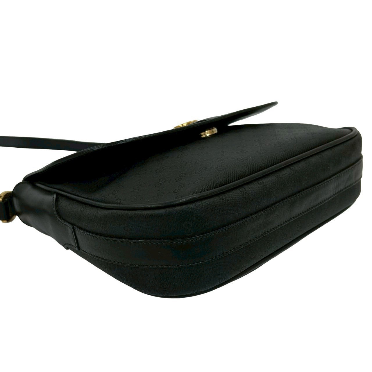 GUCCI Shoulder Bag leather black