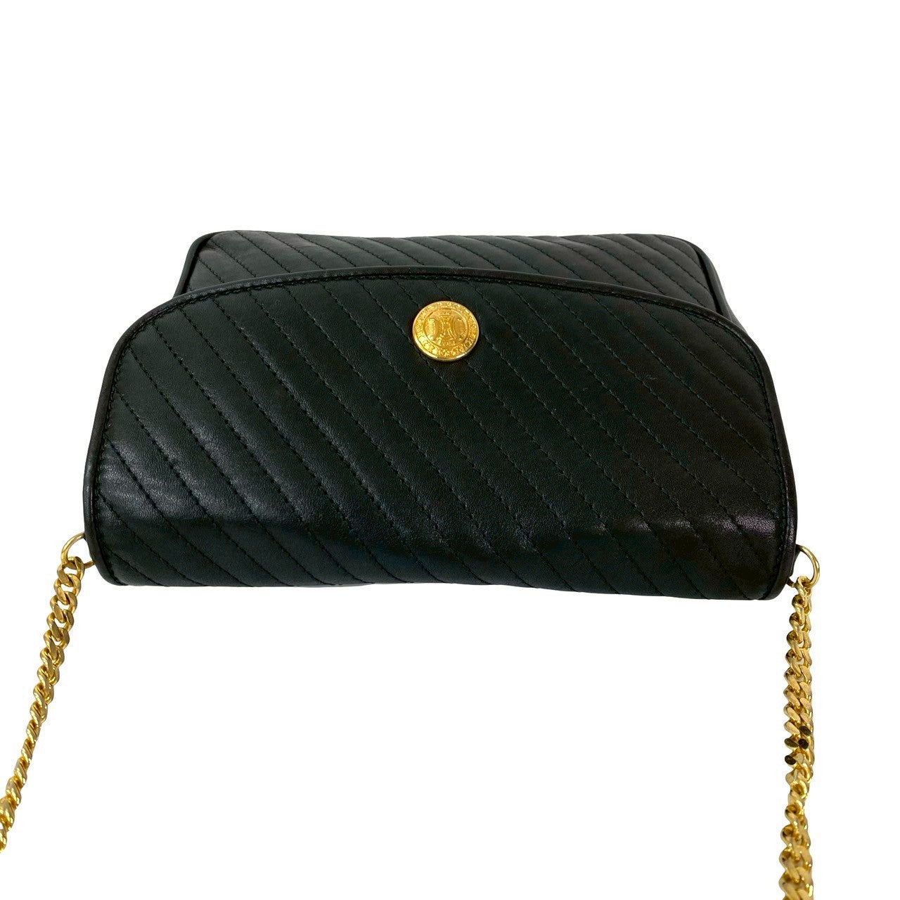 CELINE Shoulder Bag leather black