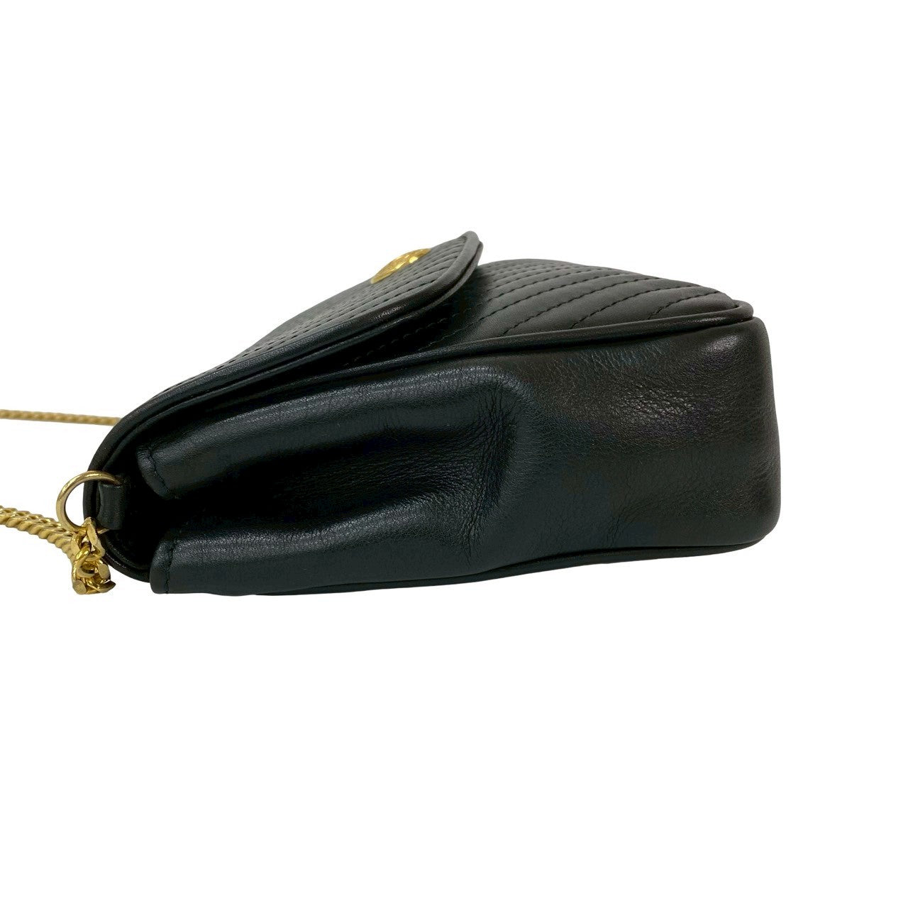CELINE Shoulder Bag leather black