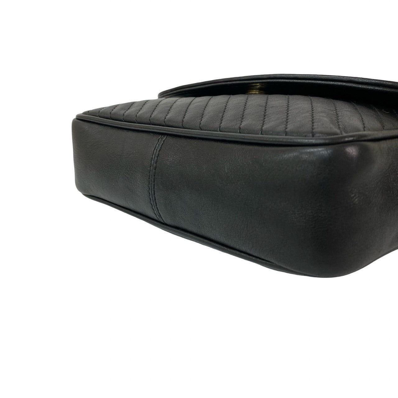 CELINE Shoulder Bag leather black