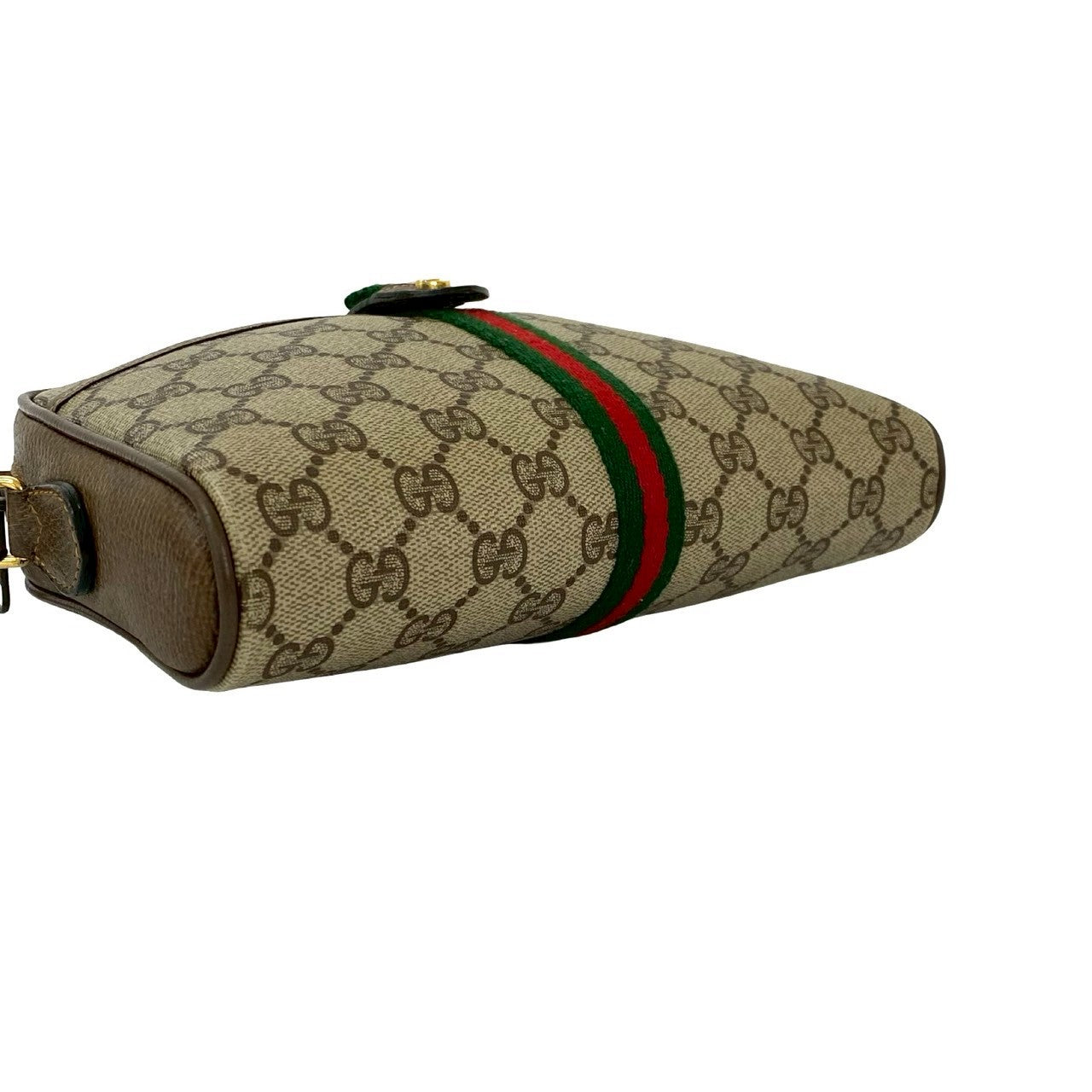 GUCCI Shoulder Bag leather Brown Sherry line