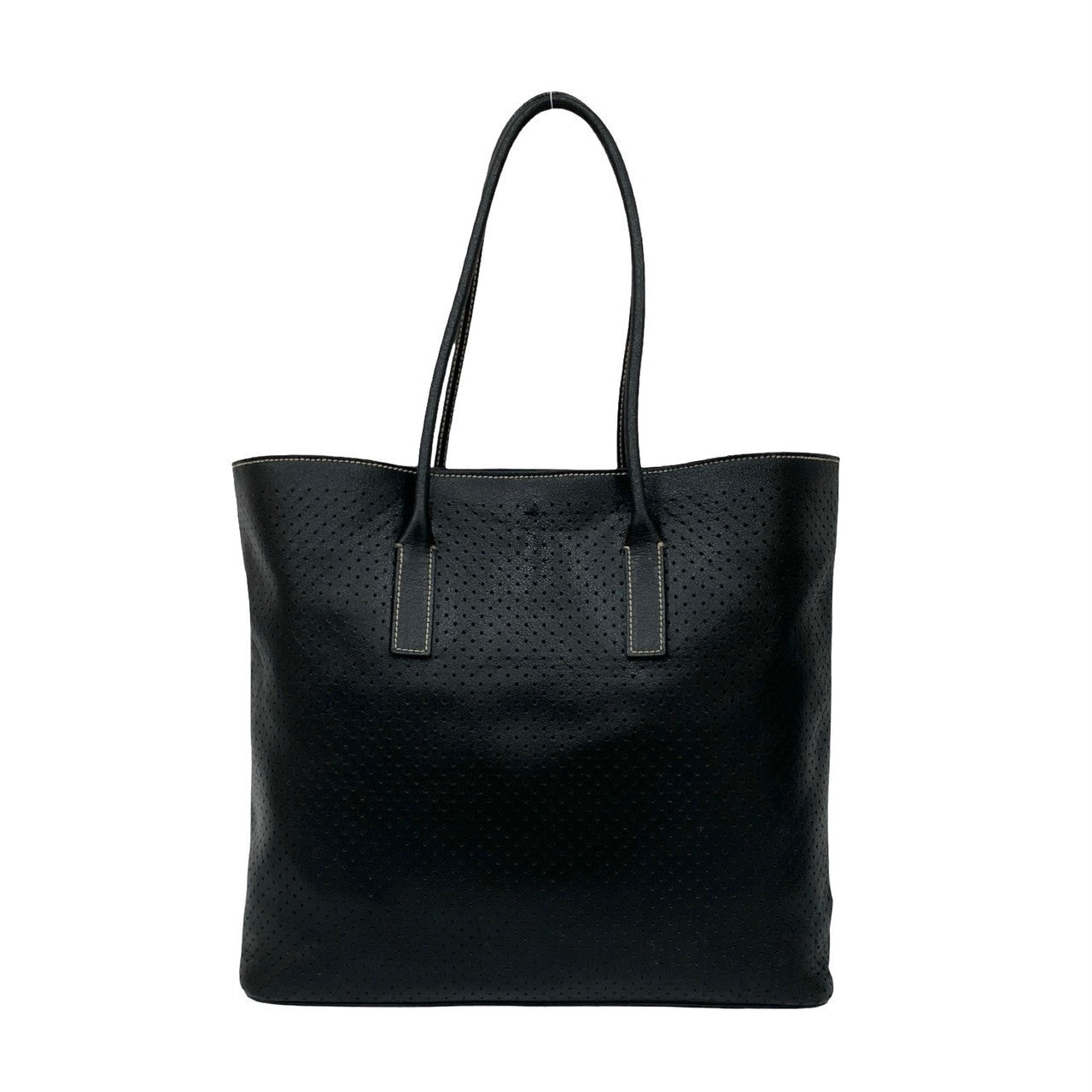 PRADA Tote Bag leather black