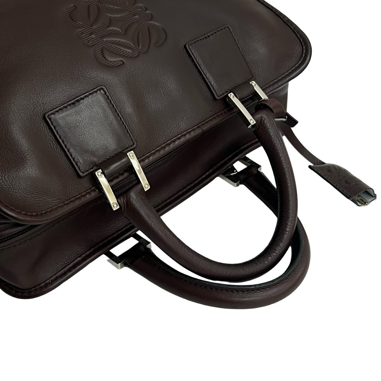 LOEWE Handbag leather Brown Amazona 28