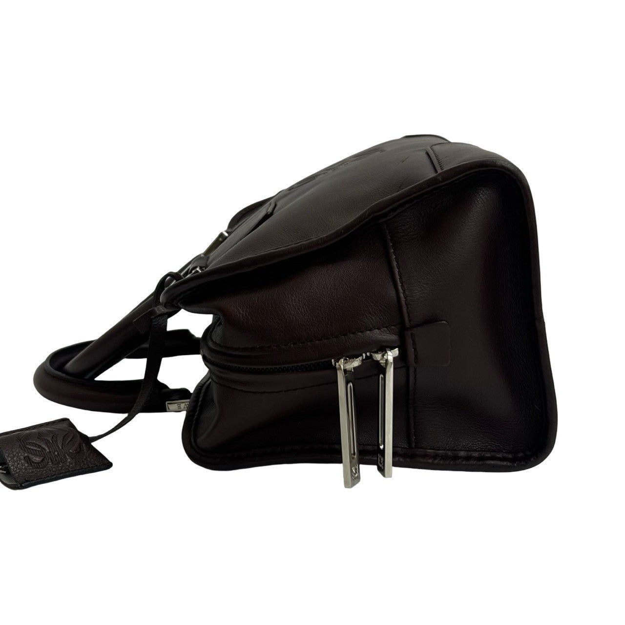 LOEWE Handbag leather Brown Amazona 28