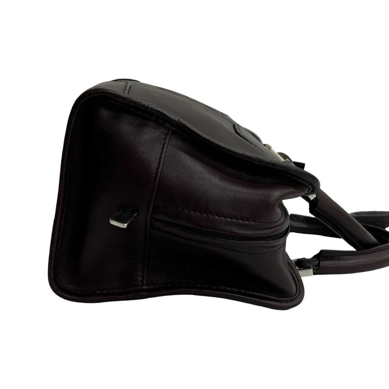 LOEWE Handbag leather Brown Amazona 28