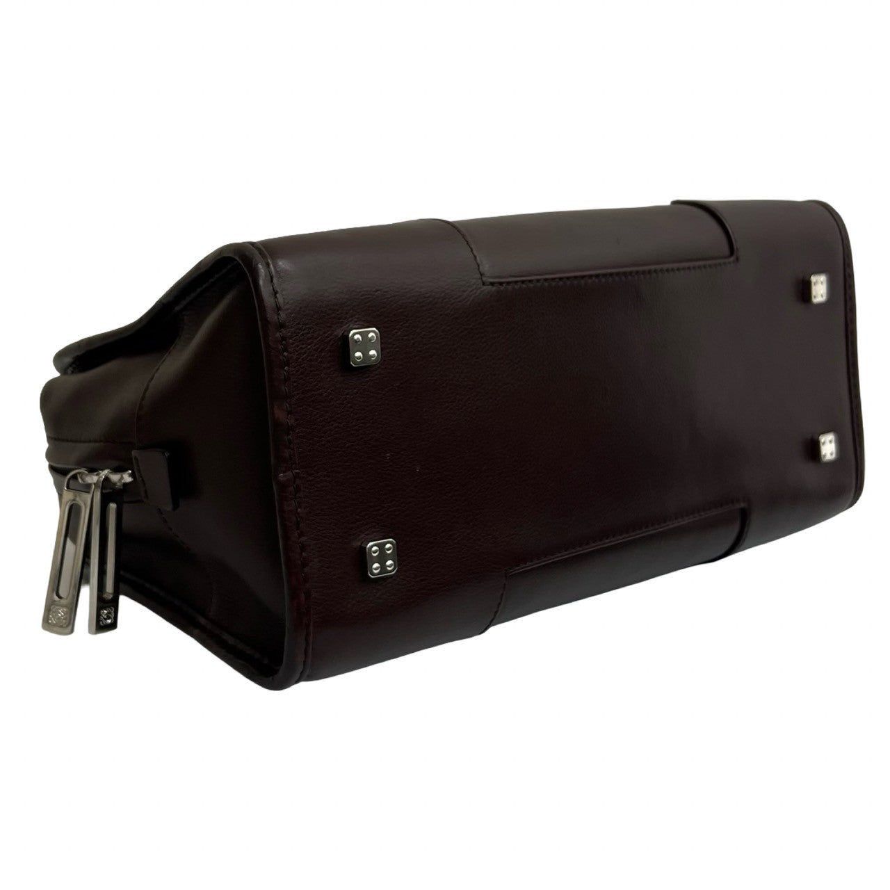 LOEWE Handbag leather Brown Amazona 28