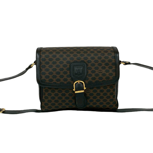 CELINE Shoulder Bag leather Brown