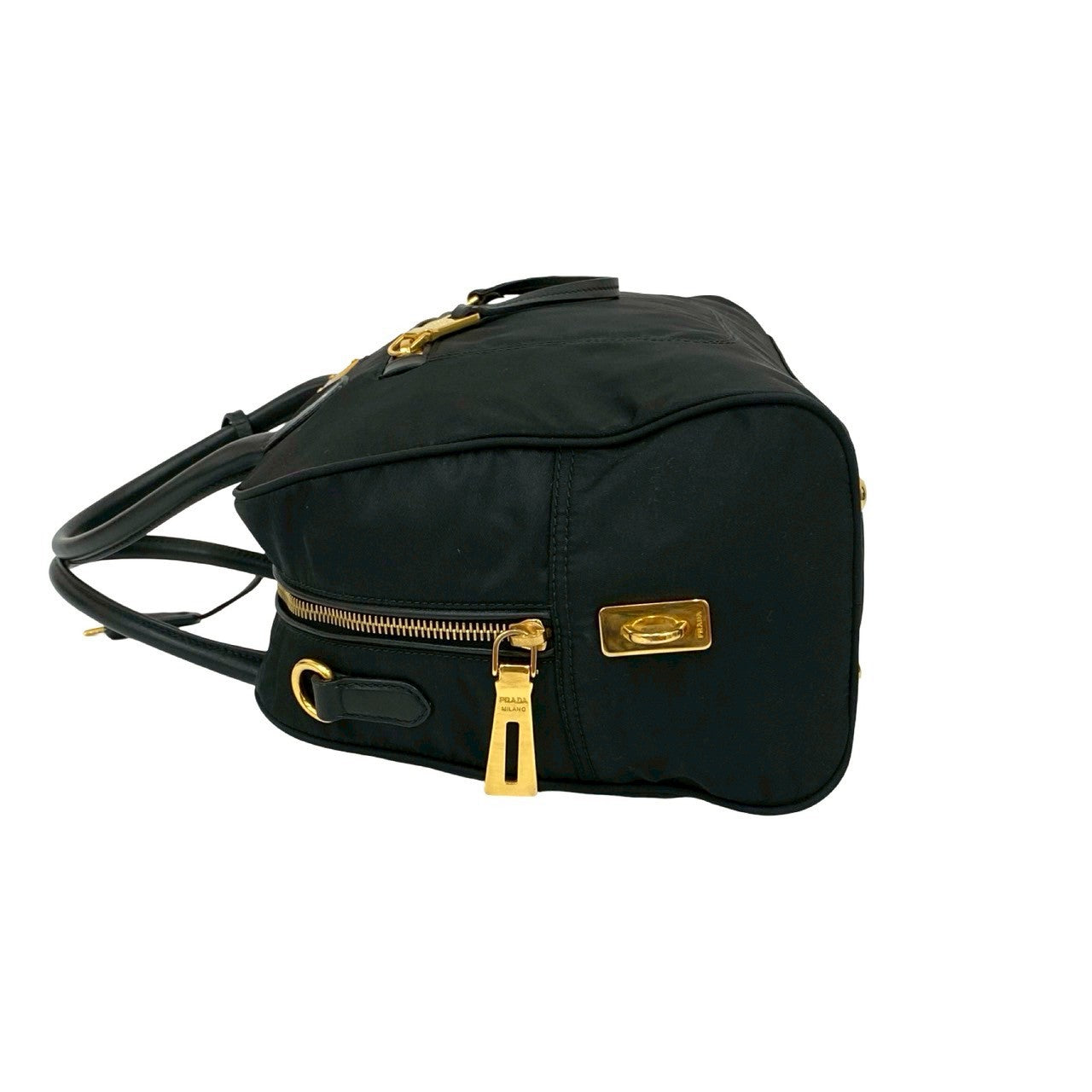PRADA Handbag Nylon black