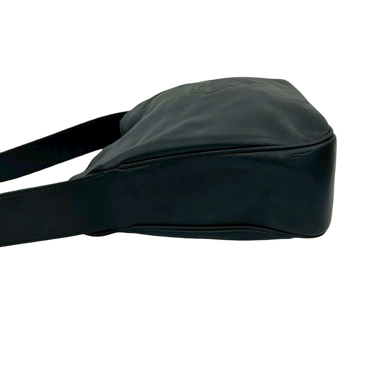 GUCCI Shoulder Bag leather Navy