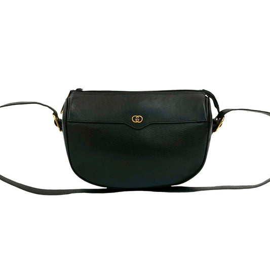 GUCCI Shoulder Bag leather black