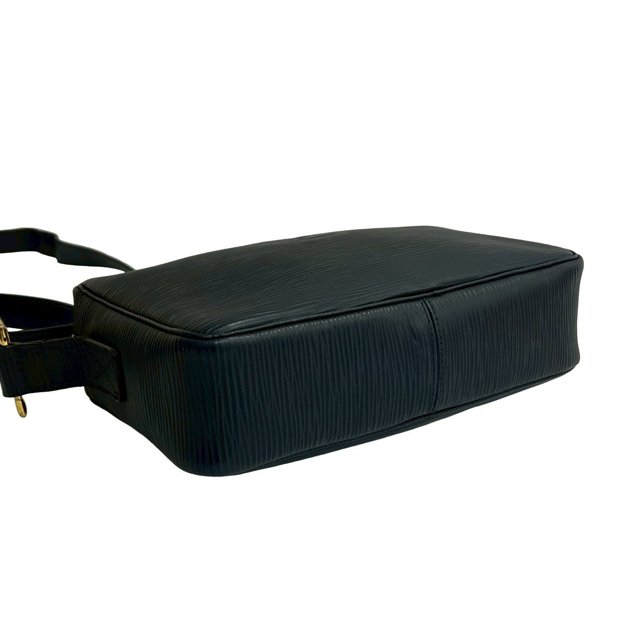 FENDI Shoulder Bag Epi Leather Navy
