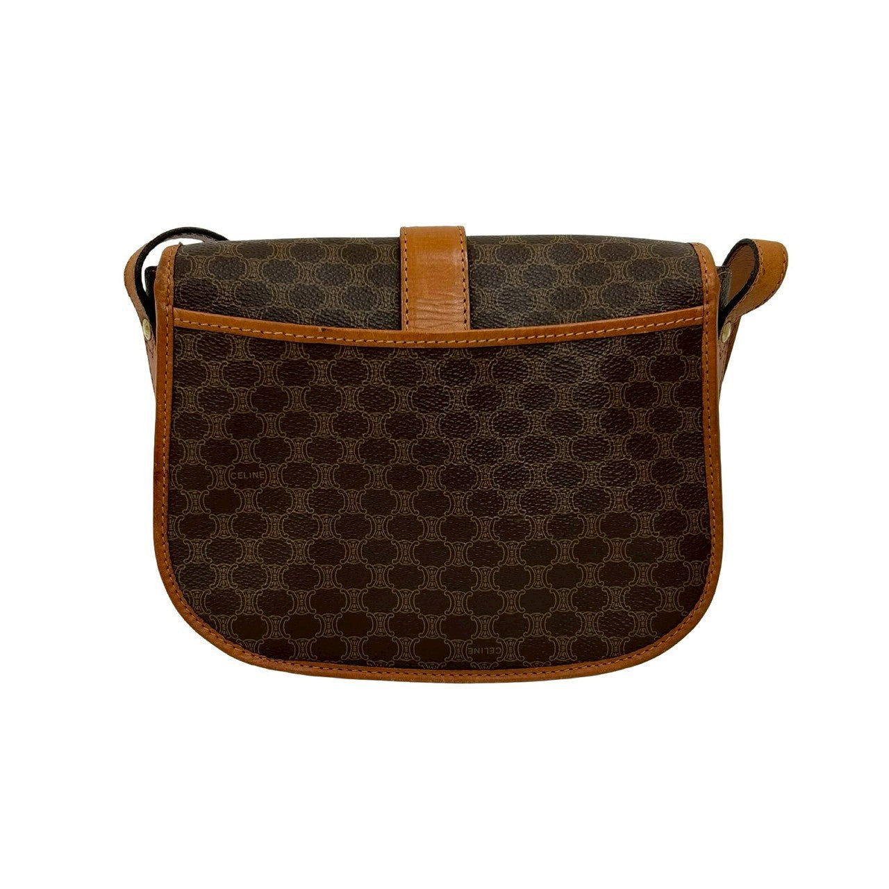 CELINE Shoulder Bag leather Brown