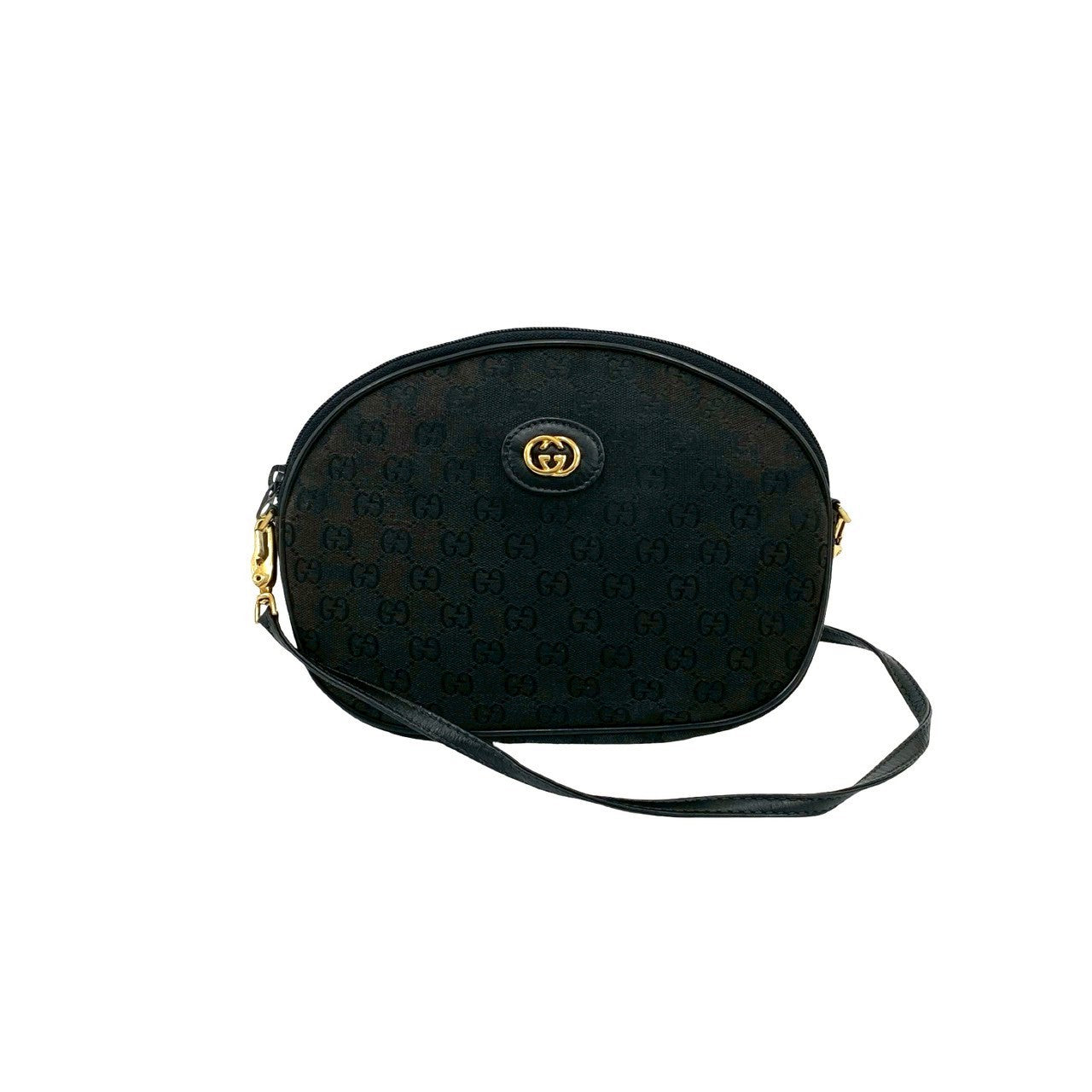 GUCCI Shoulder Bag canvas black