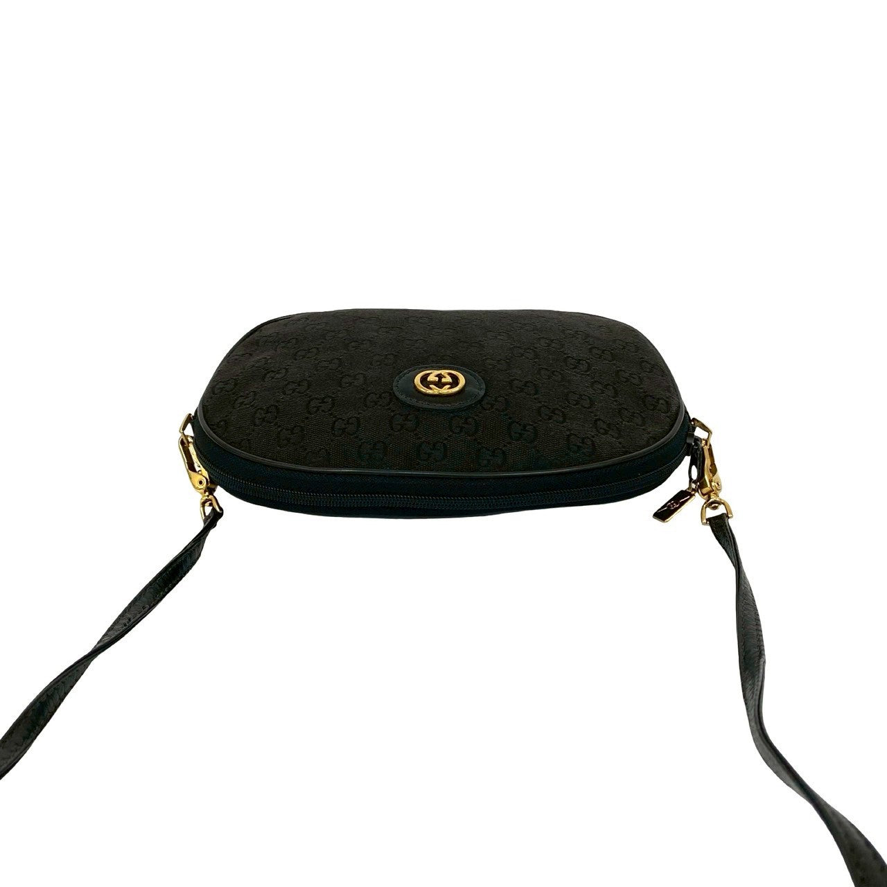 GUCCI Shoulder Bag canvas black