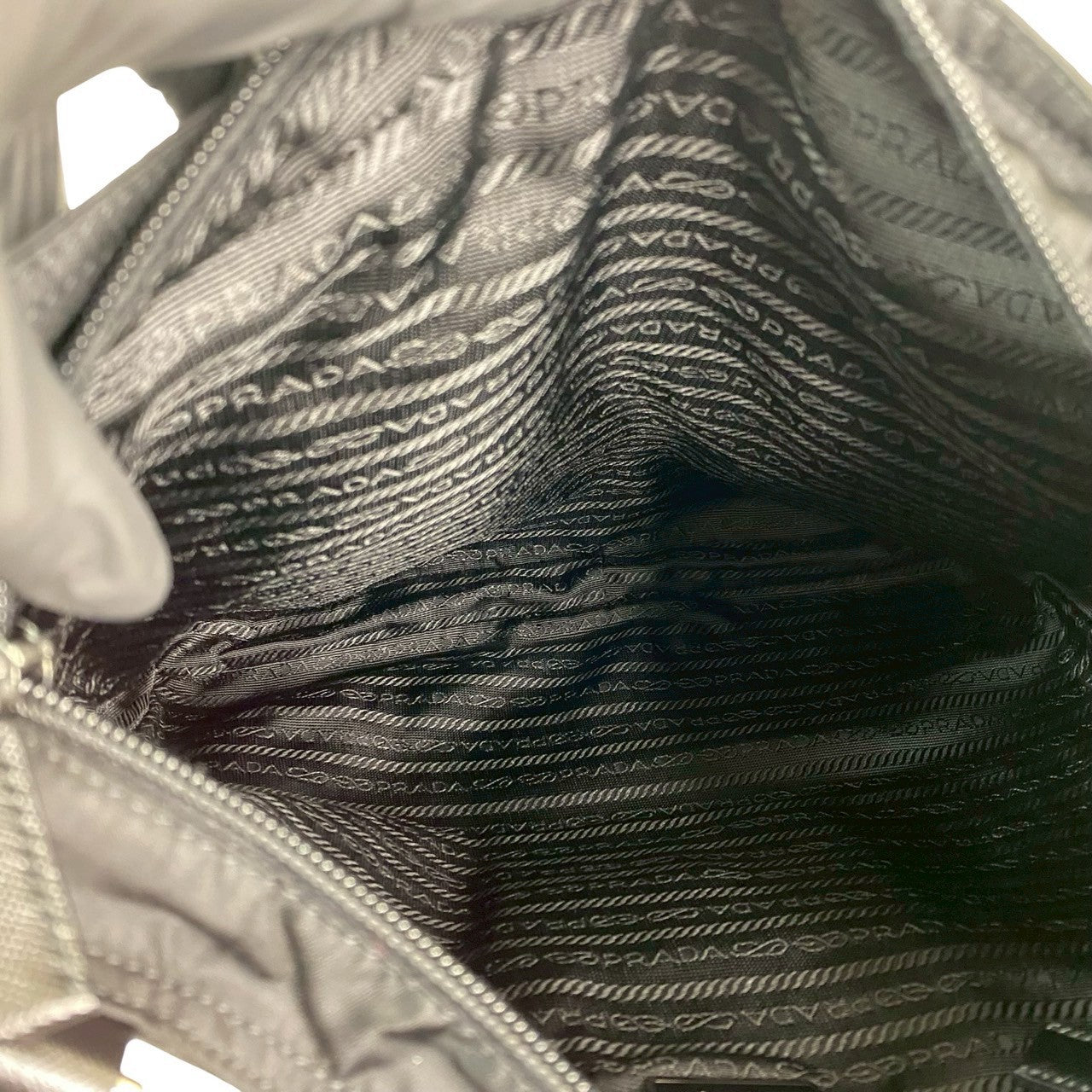 PRADA Shoulder Bag Nylon black