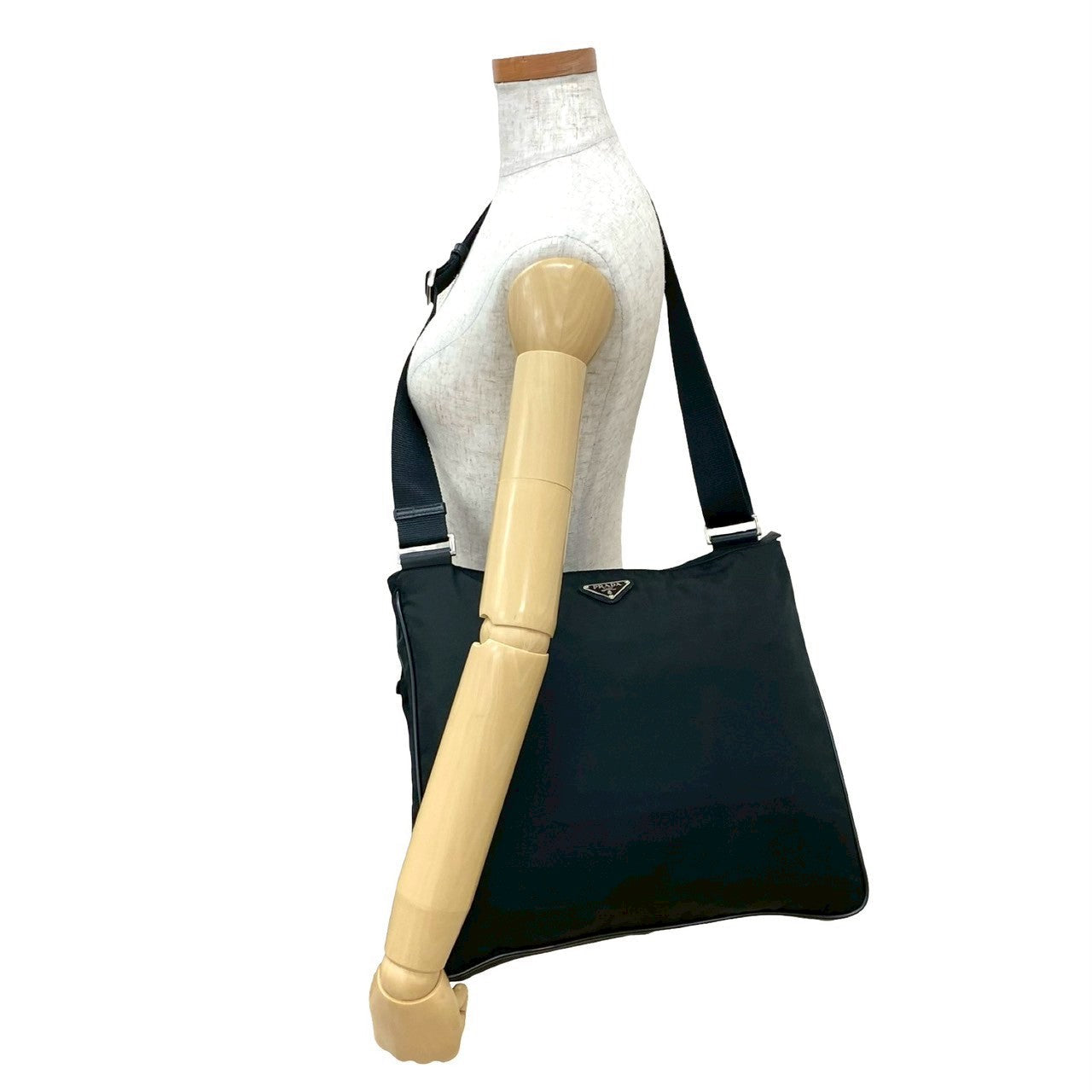 PRADA Shoulder Bag Nylon black