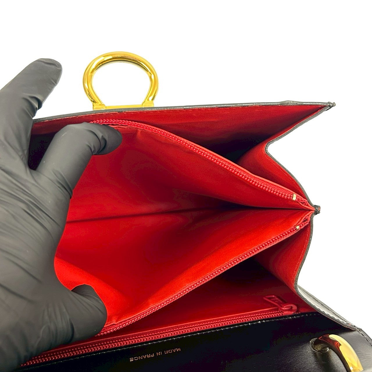 CELINE Handbag leather black