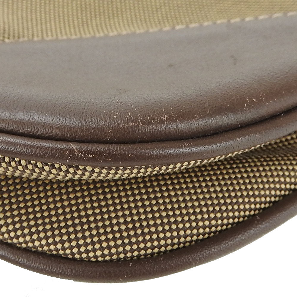 PRADA Shoulder Bag Canvas, Leather beige Women Used Authentic